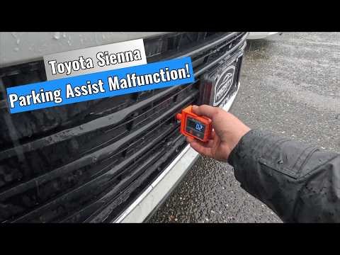Parking Assist Warning Lights Fixed | 2022 Toyota Sienna Calibration