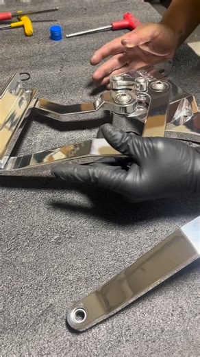 All American Billet on Instagram: "Let’s put together some hinges!🔥 #AllAmericanBillet #HoodHinges #Polished #ChevyTruck #C10 #ChevyC10"