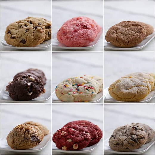 Here's 9 ways to make cookies with cake mix! 😱 🍪 ✨ FULL RECIPES: http://bzfd.it/2r3sH49 | Tasty