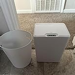 Bathroom Small Trash Can with Lid, 2.6 Gallon Touchless Automatic Garbage Can Slim Waterproof Motion Sensor Smart Trash Bin for Bedroom, Office, Living Room-Black