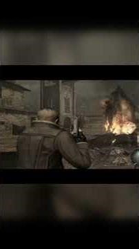 pior gameplay de re4 #residentevil #residentevil4 #games #ps2 #homor #jogoclássico #shorts