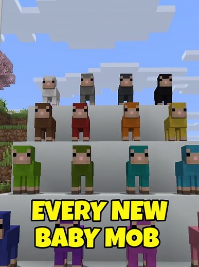 Every New Baby Mob in Minecraft & MCPE!