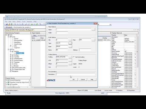 TargetLink Data Dictionary First Steps