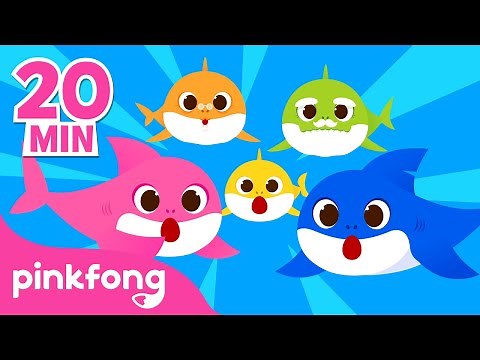 La Famille Requin TOUS Ensemble ! | +Compilation | Pinkfong, Bébé Requin ! Chansons pour Enfants