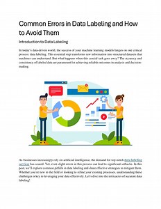 Common Errors in Data Labeling and How to Avoid Them - SlideServe