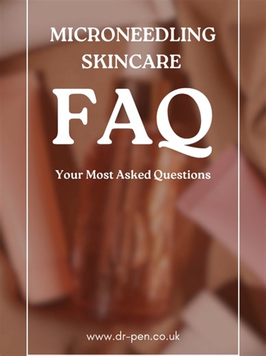 Take a look at our most frequently asked microneedling questions. #microneedling #drpen #nanoneedling #skincare