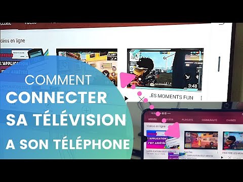 COMMENT CONNECTER SA TÉLÉVISION A SON TÉLÉPHONE PORTABLE ?