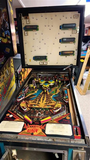 Barracora Intro Pinball Repair #williams #barracora #baracuda #heart