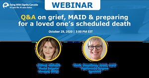 Q&A on grief, MAID and preparing for a loved one’s scheduled death | Dying With Dignity Canada