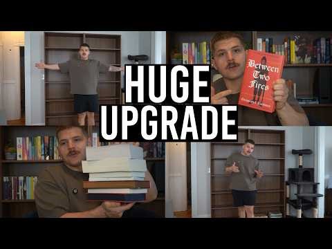 I Made a MASSIVE Upgrade To My Library! (Plus Book Haul)