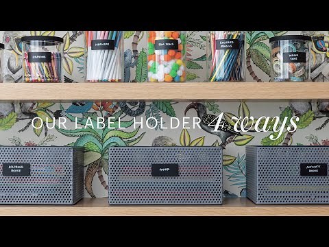 Our Label Holder | 4 Ways