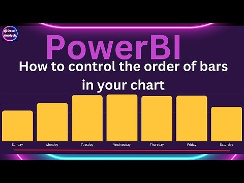 Power BI : Control the orders of bars in your bar charts