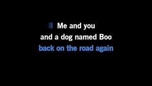 Karaoke Me and You and a Dog Named Boo - Lobo - CDG, MP4, KFN - Karaoke Version