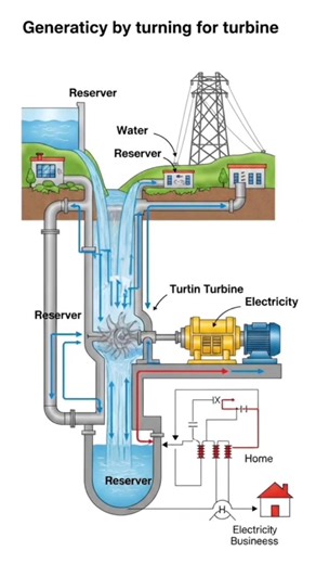 Do you know how water generates electricity#invention