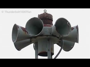 Federal Signal STL-10 Siren | Noon Blast | Waterman, IL | 6/6/23