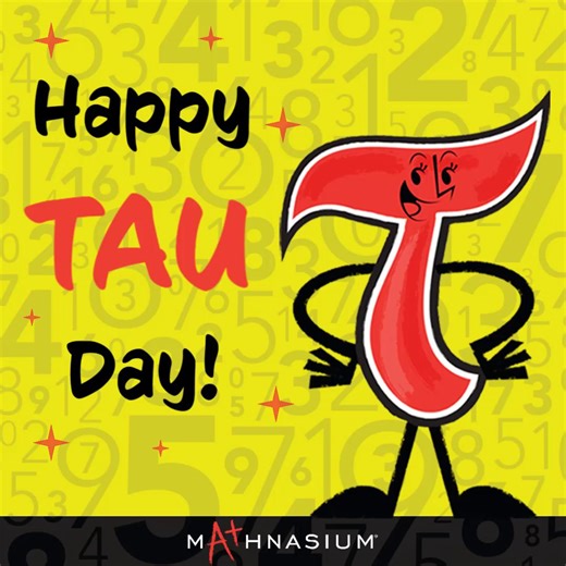 1.1K views · 18 reactions |  Happy Tau Day!  Today, we celebrate the beauty of mathematics and the constant “tau,” which is double the value of pi! Check out our latest blog article to explore why tau is key to unlocking a deeper understanding of circles and beyond.  Read more here: bit.ly/tau-day-2025. #Mathnasium #TauDay #Tau #MathIsFun #CelebrateMath | Mathnasium | Facebook