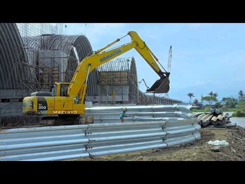 Building the IMPOSSIBLE: MEGA Bridge Construction with Giant Corrugate Steel Plates