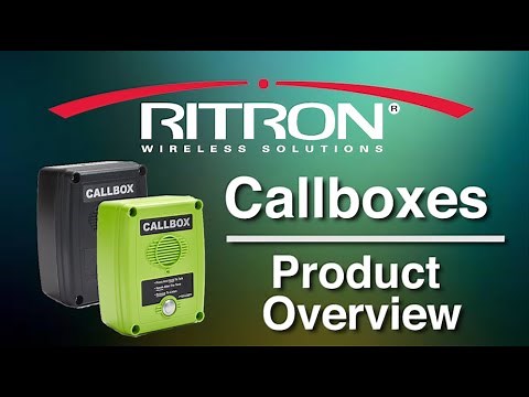 Ritron Callboxes Product Overview