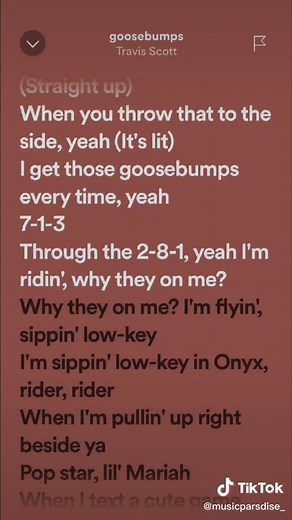 goosebumps - Travis Scott ft Kendrick Lamar #lyrics #music