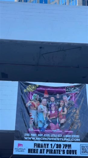 Come see Syko and the Pigeon Forge crew tonight in downtown Tampa; the Micro wrestlers of Pigeon Forge are kicking off Gasparilla! | Micro Wrestling Federation