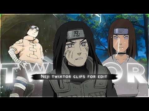 Neji Hyuga Twixtor 4K | Naruto Shippuden Clips | Twixtor Pack