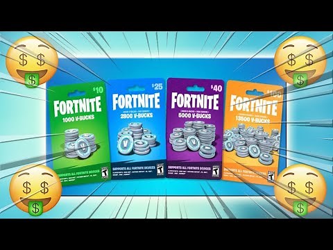 Comment AVOIR des CARTES V-BUCKS GRATUITEMENT sur Fortnite !