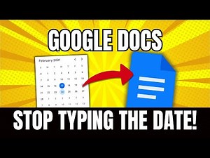 How to Insert Date in Google Docs Automatically (Quick Methods)