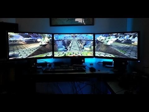 How to Set Up Nvidia Surround With 3 Monitors 5760x1080 Resolution