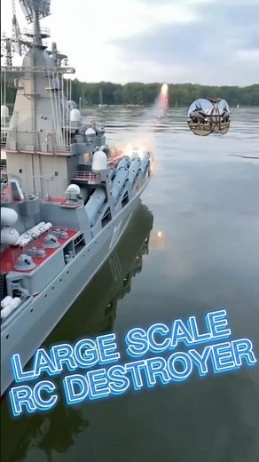 Large scale scale rc destroyer #rcboat #rcships #rcmodel #scalemodel #marine #russianarmy #navy