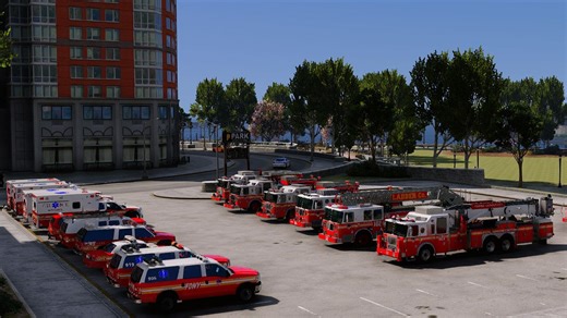 LSPDFR/GTA:FDNY New York City Fire Department 纽约市消防局车辆展示