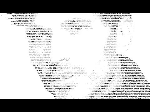 Cómo hacer un retrato con texto con Photoshop