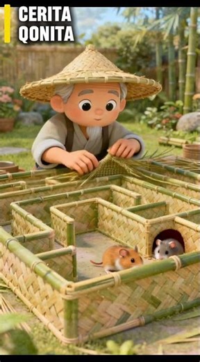 HAMSTER PUNYA KANDANG LABIRIN 🥰‼️#funny #kartun #animasi