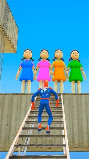 GTA 5 Epic Water Ragdolls Spiderman Jump/Fails Ep 251 #shorts