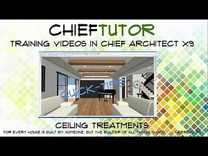 Making a Trey or Coffered Ceiling in Chief Architect