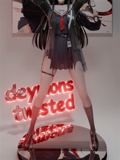 Chisa: Wuthering Waves Animation in Blender