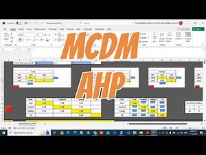 Simple AHP Example in Excel | Car Selection Using 3 Criteria (with Macros)