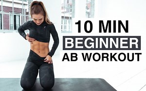 【TRAIN WITH GAINSBYBRAINS-10分钟初学者AB腹肌训练❤无装备】