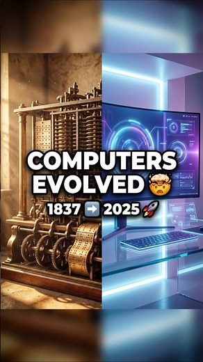Evolution of Computers 🤯 From 1837 to 2025 in 8 Seconds! 💻⚡