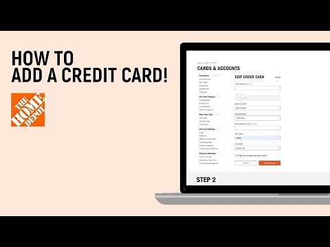 How to Add a Credit Card on Home Depot [easy]
