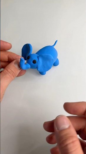 Baby Elephant #diy #plastic #toys #tutorial #elephant