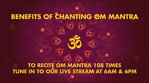 1.8K views · 625 reactions | Chanting OM is the best spiritual, physical, and mental exercise one needs to perform daily to live a fulfilling, happy, and healthy life. It gives a complete sense of control, bringing in immense positivity, improving your work efficiency, and productivity. Chant OM 108 times daily to derive maximum benefits. Tune in to our LIVE stream at 6AM & 6PM to recite Om Mantra 108 times. | Cycle Pure | Facebook