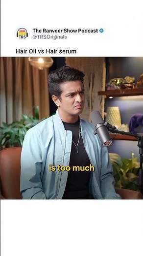 Hair Oil Vs Hair Serum Ft. Dr. Arika Bansal #shorts