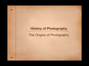 1 The Origins of Photography