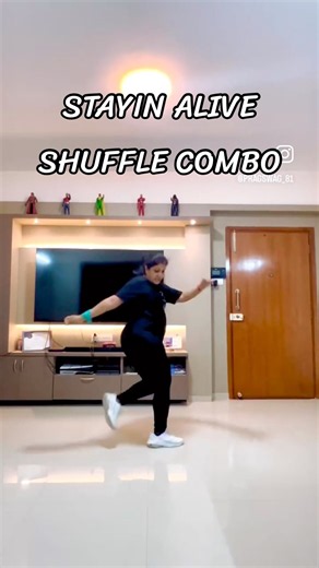 STAYIN ALIVE SHUFFLE COMBO TUTORIAL #shuffledance #bestshuffle #shuffle #tutorial