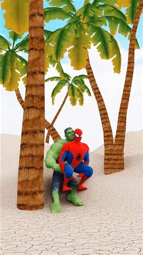 Hulk Pranks Spider-Man - The Best Laugh 😂 #shorts #animation #funny