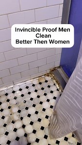 Invincible Proof Men Clean Better Then Women #cleaning #cleaningtips #clean #satire #gag | Scott M Lubik