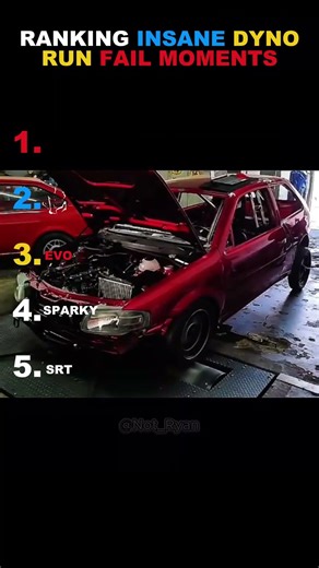Ranking Insane Dyno Run Fail Moments 💀🔥 #1 is BRUTAL #dyno #fails #shorts
