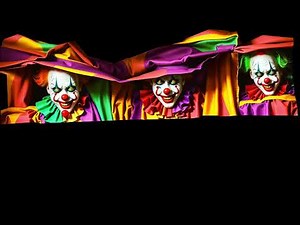 Step into the Nightmare with Our Scary Clown Projection Mapping! 🤡🎈