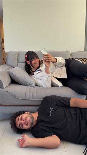 I made a fake phone notification sound for her!