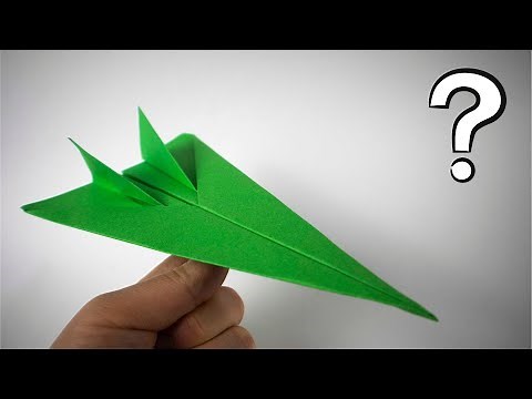 Papierflieger Falten Der Weit Fliegt | Beste Origami Flugzeug (leicht)
